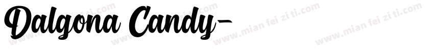 Dalgona Candy字体转换